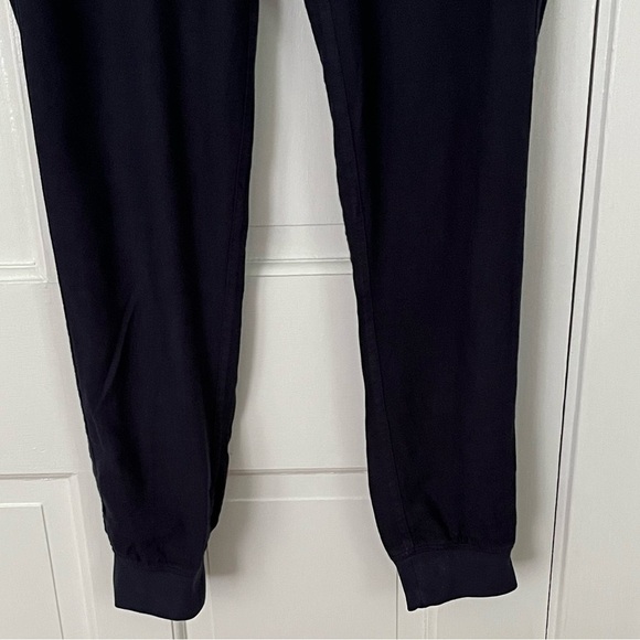 Faherty Arlie Day Pants Linen Blend Navy Blue Joggers Size Medium Athleisure - Picture 6 of 14